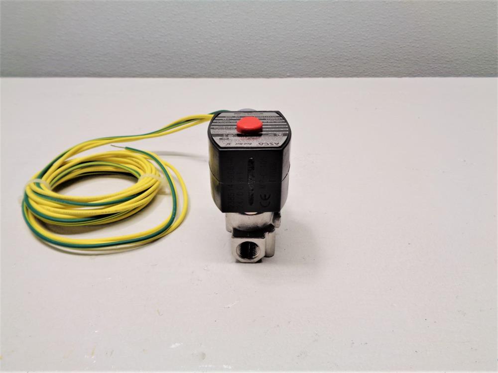 Asco Red-Hat 1/4" 2-Way Solenoid Valve EFHT8016H1 / HV427246002